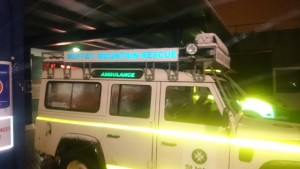 Landrover at Dumfries Infirmary