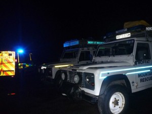 Team Vehicles at Devils Beef Tub